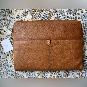 Fossil Genuine Leather Laptop Sleeve